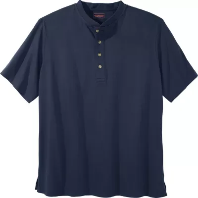 Heavyweight Short-Sleeve Henley Shirt