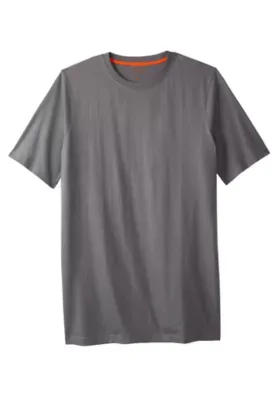 Heavyweight Longer-Length Crewneck T-Shirt - Steel by Boulder Creek
