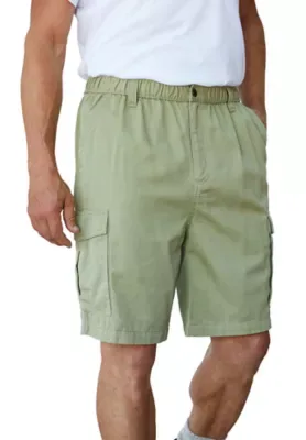 Renegade 9 Full Elastic Waist Cargo Shorts by Boulder Creek