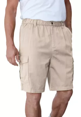 Renegade 9 Full Elastic Waist Cargo Shorts by Boulder Creek