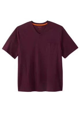 Heavyweight Pocket V-Neck Tee by Boulder Creek