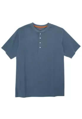 Heavyweight Short-Sleeve Henley Shirt