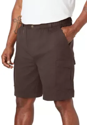 Renegade 9 Full Elastic Waist Cargo Shorts by Boulder Creek