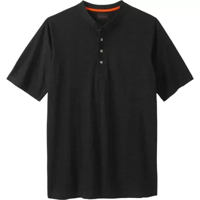 Heavyweight Short-Sleeve Henley Shirt