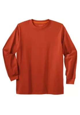 Heavyweight Long-Sleeve No Pocket Crewneck Tee by Boulder Creek