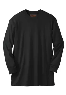 Heavyweight Long-Sleeve No Pocket Crewneck Tee by Boulder Creek