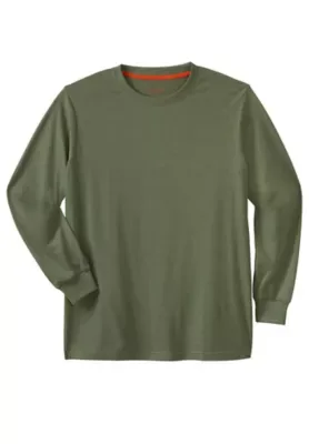 Heavyweight Long-Sleeve No Pocket Crewneck Tee by Boulder Creek