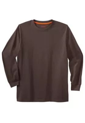 Heavyweight Long-Sleeve No Pocket Crewneck Tee by Boulder Creek