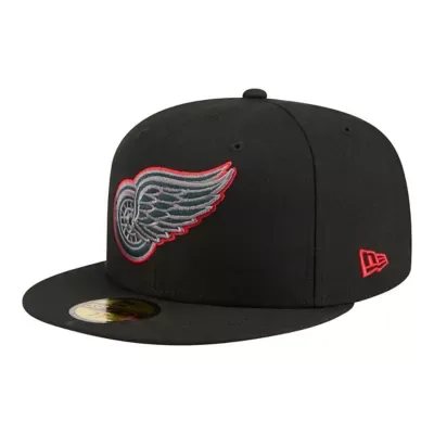 NHL Detroit Wings Color Pop 59FIFTY Fitted Hat by New Era