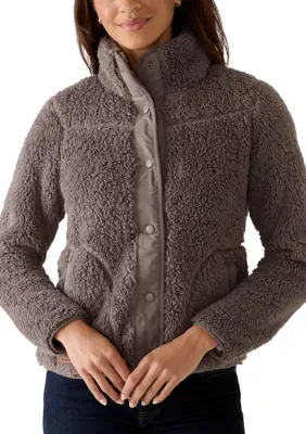 Sherpa Snap Front Jacket