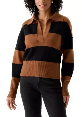 Long Sleeve Crossover V-Neck Sweater by Philosophy