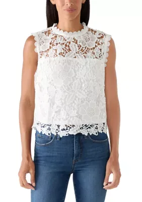 Sleeveless Lace Top by Nanette Lepore