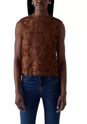 Sleeveless Lace Top by Nanette Lepore