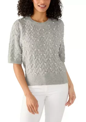 Herringbone Knit Sweater