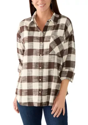 Oversized Flannel Shirt by Scotch & Soda