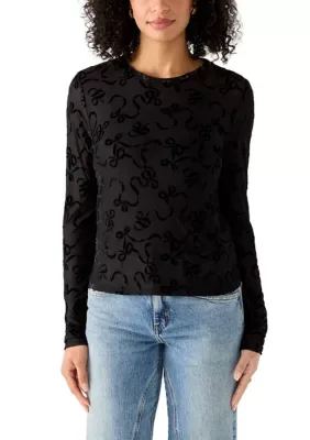 Crew Neck Long Sleeve Top by Scotch & Soda