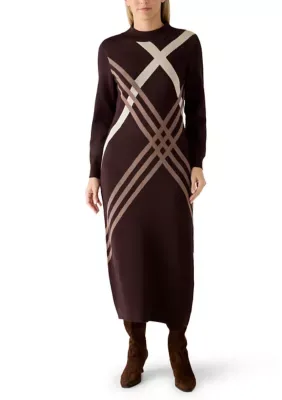 Long Sleeve Knit Bodycon Dress by Robbie Bee