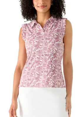 Sleeveless Ruffle Top by Gottex
