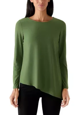 Long Sleeve Tunic Top by Chaus