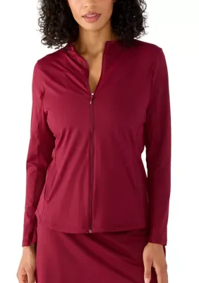 Zip Front Jacket by Gottex