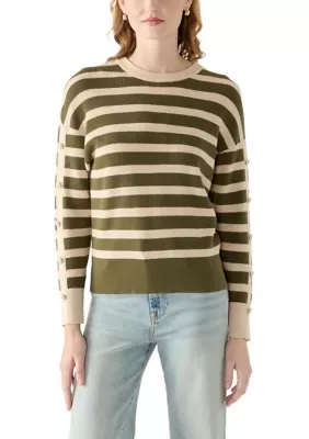 Crew Neck Drop Shoulder Sweater by Rio & Rian