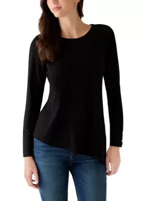 Long Sleeve Tunic Top by Chaus