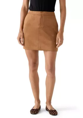Suede Mini Skirt - Rubber by Laundry by Shelli Segal