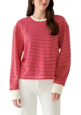 Striped Crew Neck Top by Joe's Jeans