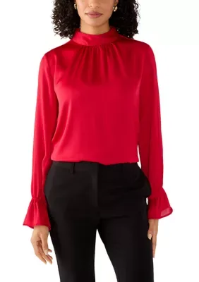 Open Back Blouse with Tie by 1.State