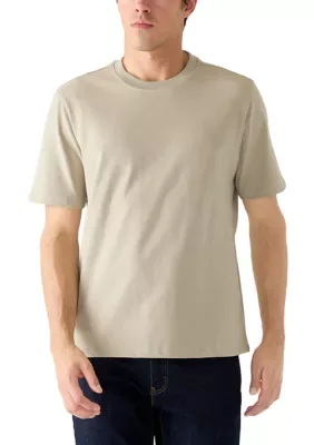 Structured Jersey Knit T-Shirt by Slate & Stone