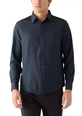 Geo Print Woven Sport Shirt by Report