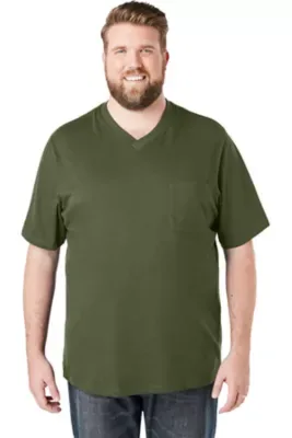 Heavyweight Pocket V-Neck Tee