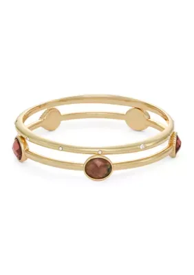 Stone Bangle Bracelet Set by Napier