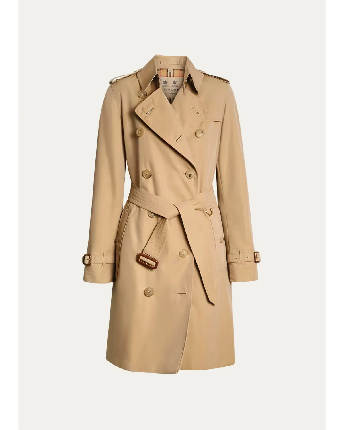 Kensington Heritage Belted Trench Coat by Burberry