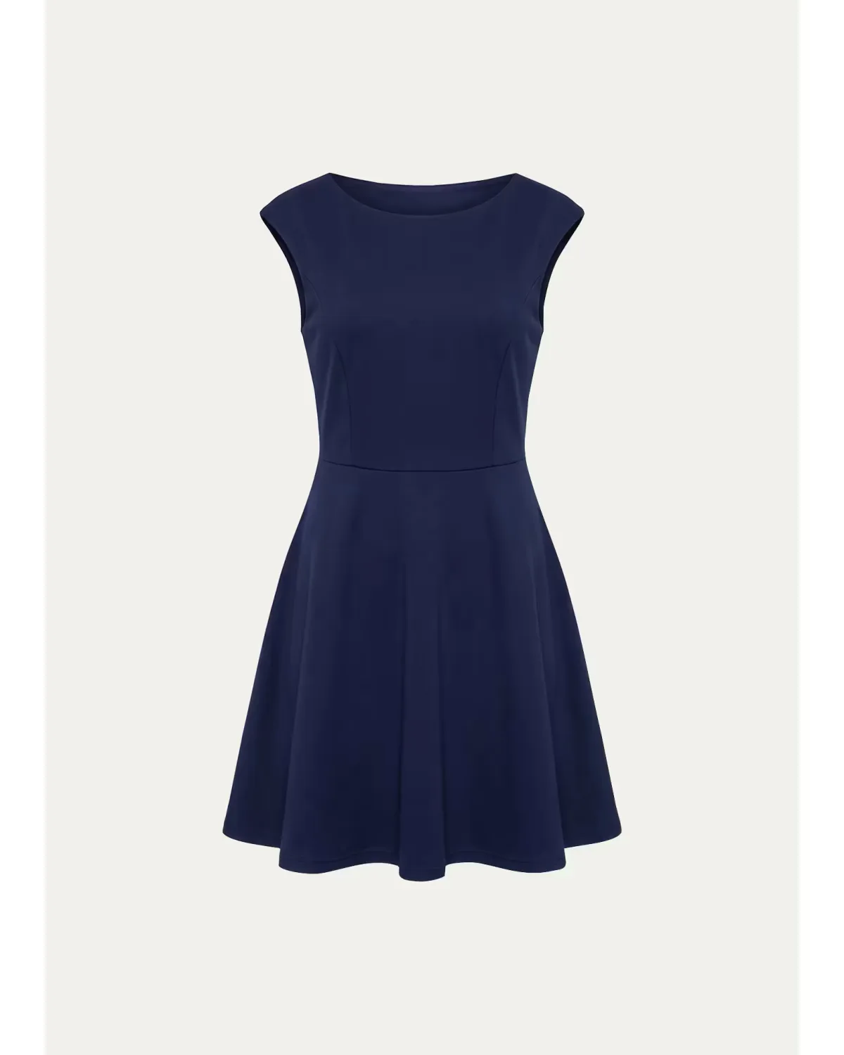 Textured Cap Sleeve Dress by Un Deux Trois