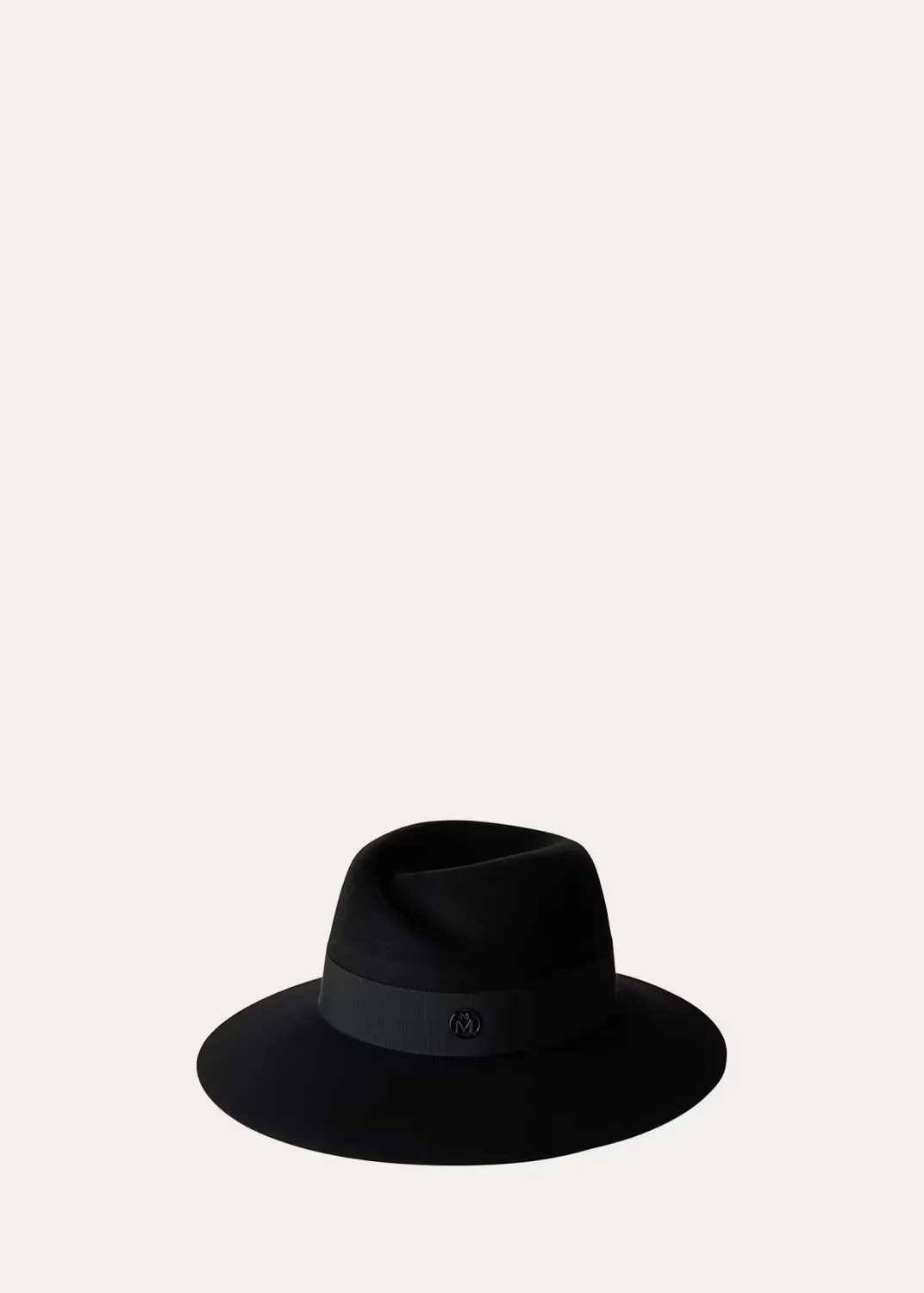 Virginie Water-Resistant Wool Felt Fedora Hat by Maison Michel