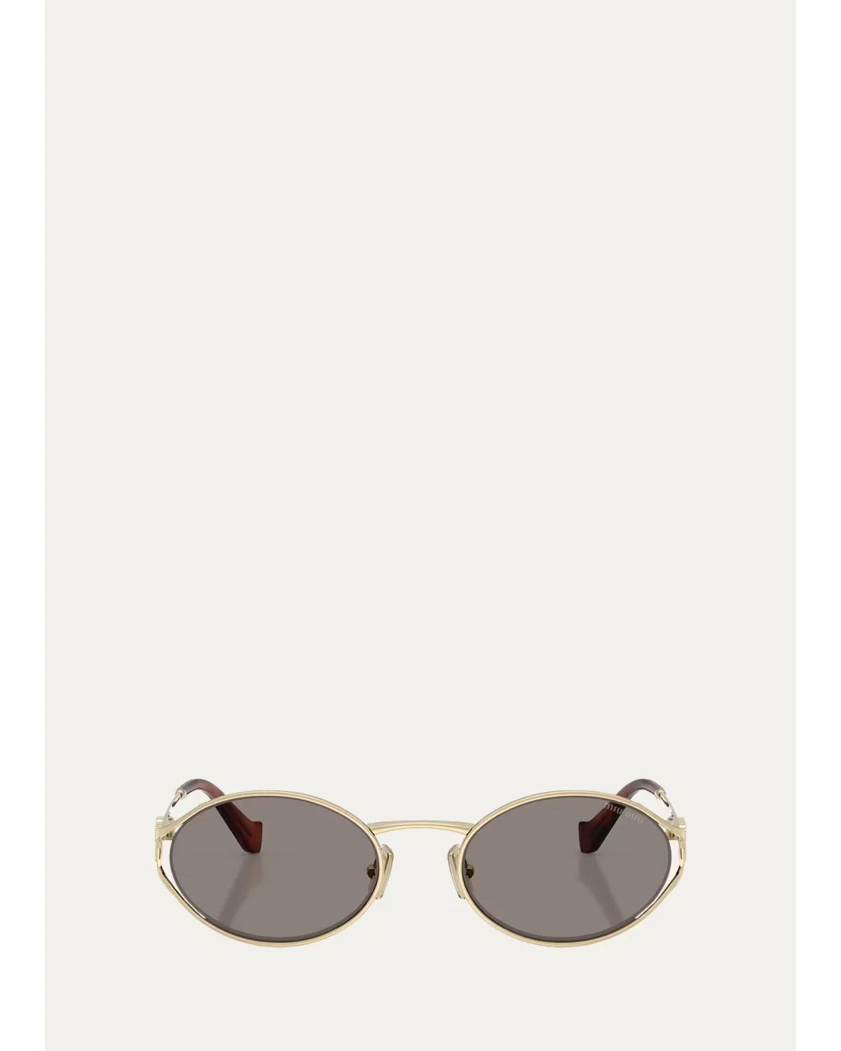 Logo 54mm Metal Round Sunglasses