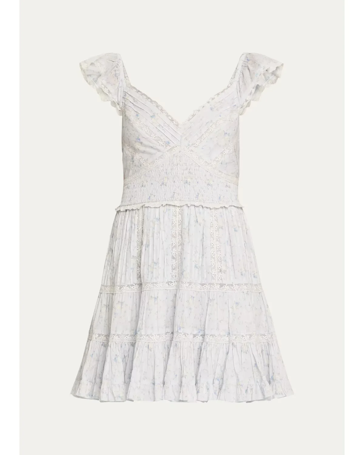 Presline Floral Mini Dress by LoveShackFancy