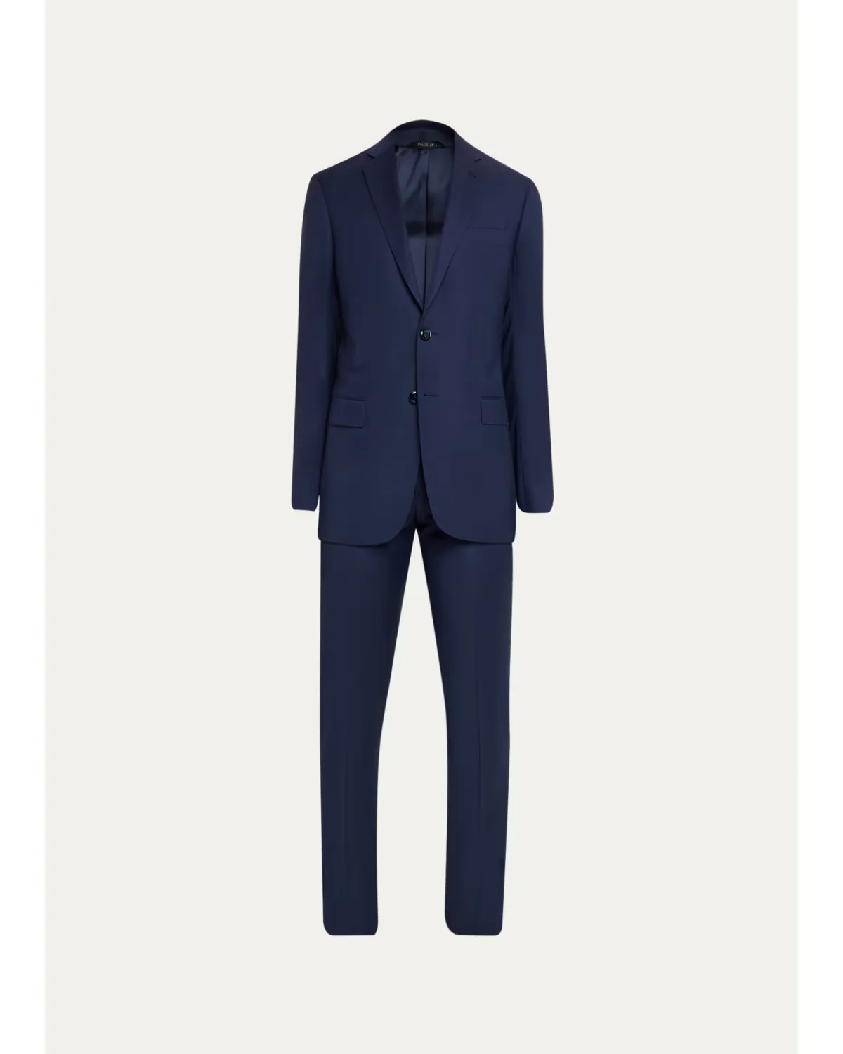 Soft Virgin Wool Two-Piece Suit by Armani