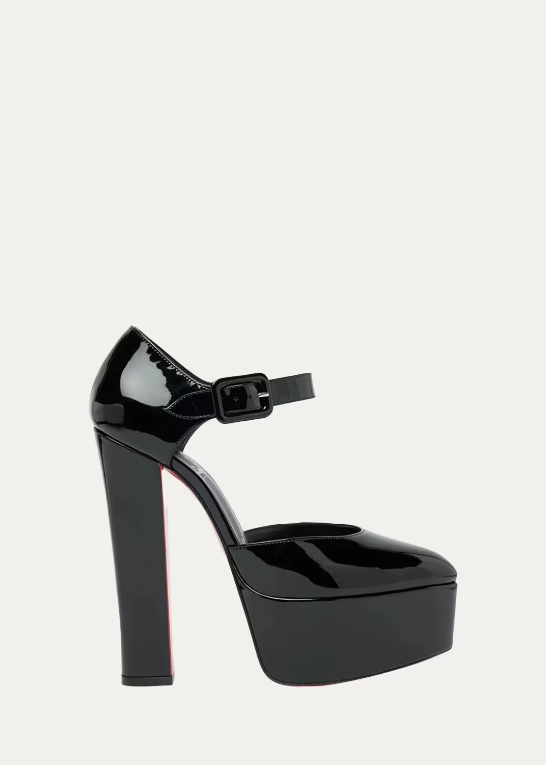 150mm Jenna Patent Leather Platform Pumps by Christian Louboutin