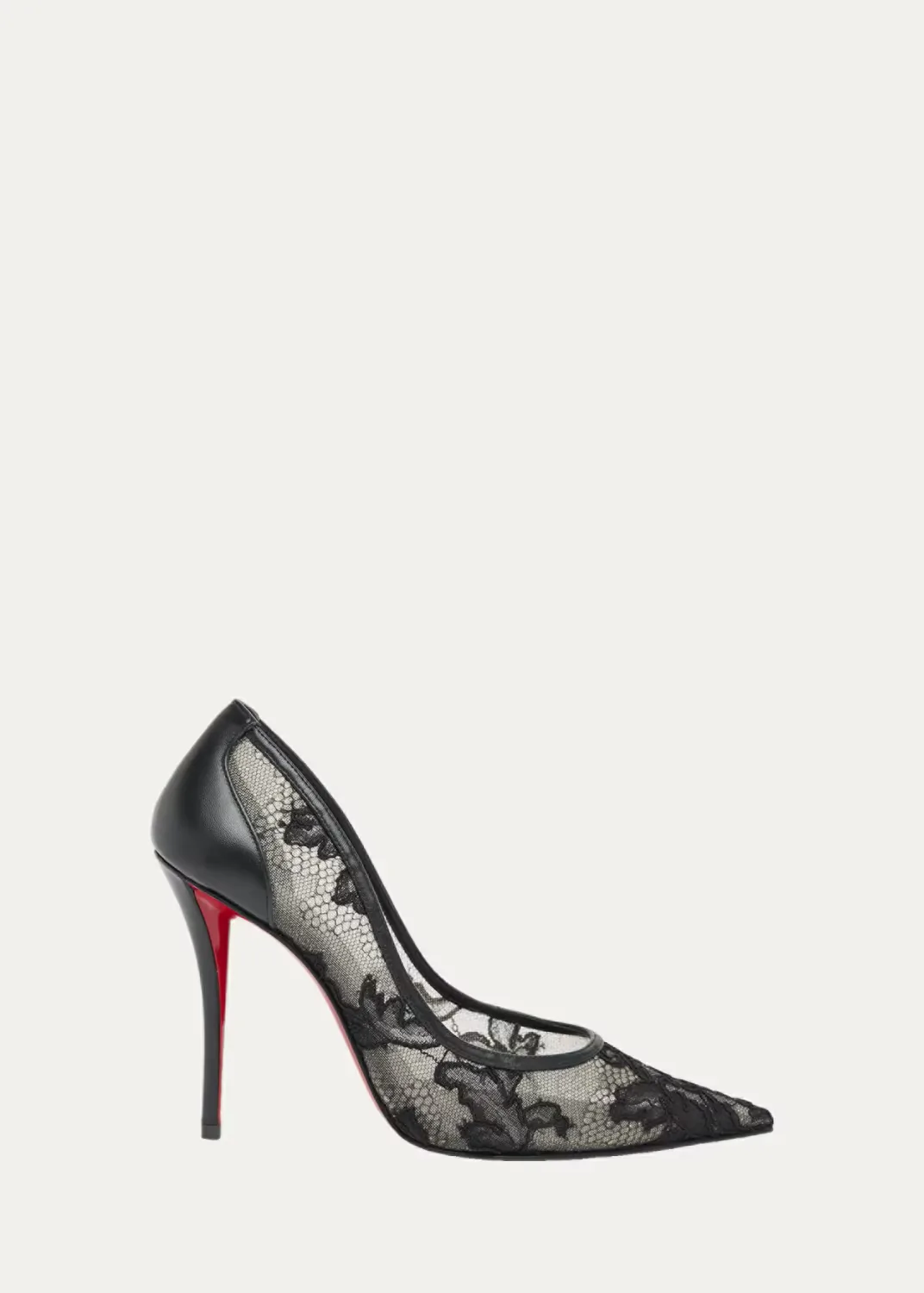 100mm Miss Z Lace Pumps by Christian Louboutin