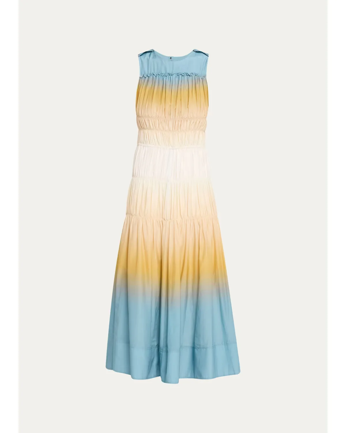 Smocked Ombré Voile Midi Dress by 3.1 Phillip Lim