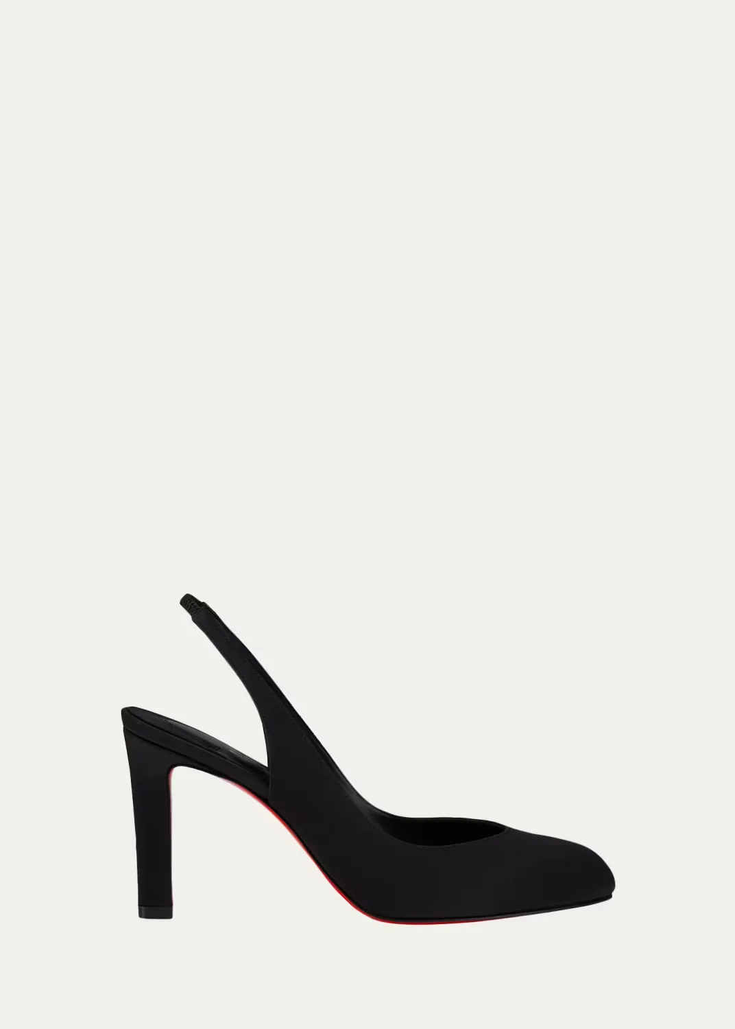85mm Fanny Love Satin Slingback Pumps by Christian Louboutin