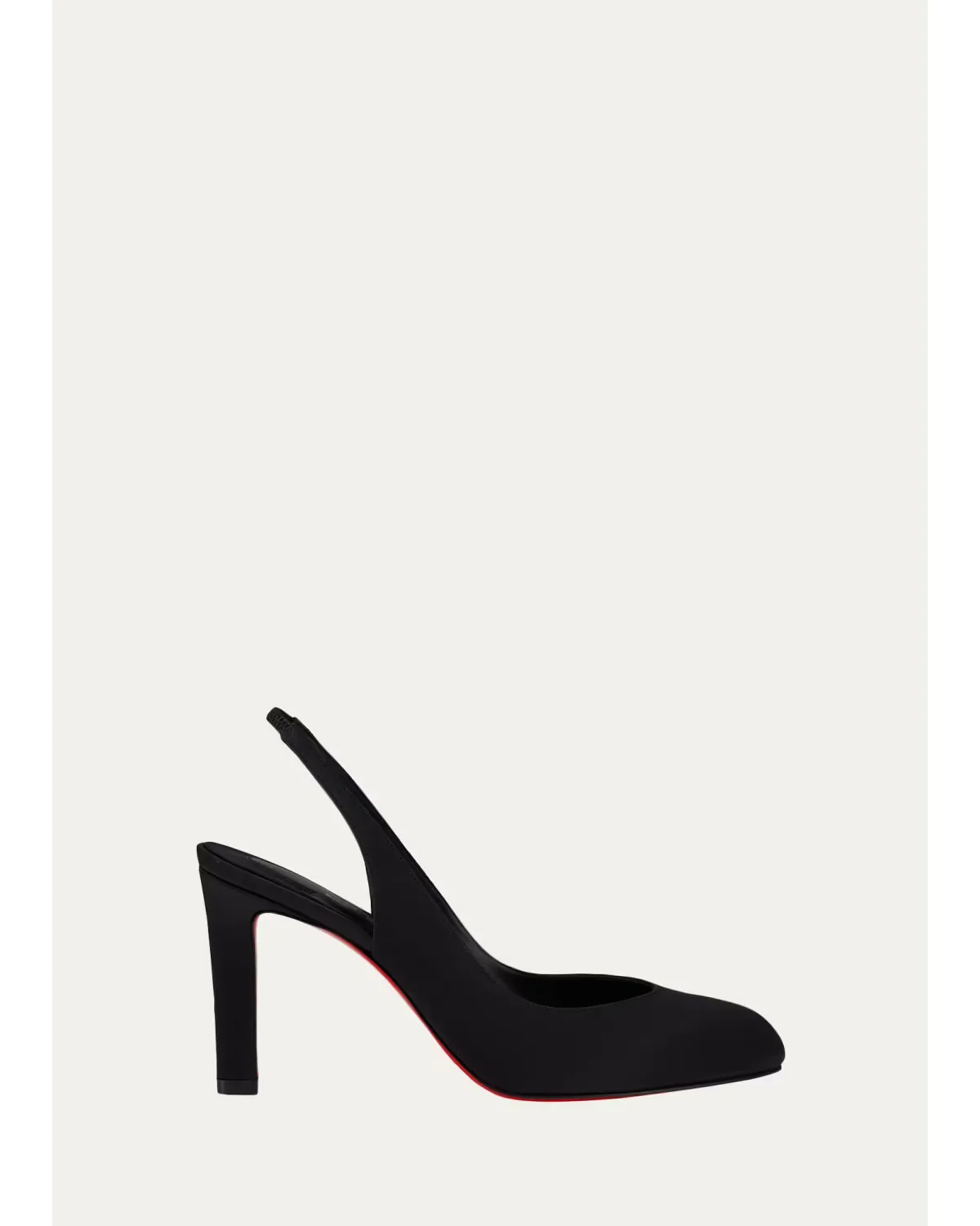 85mm Fanny Love Satin Slingback Pumps by Christian Louboutin