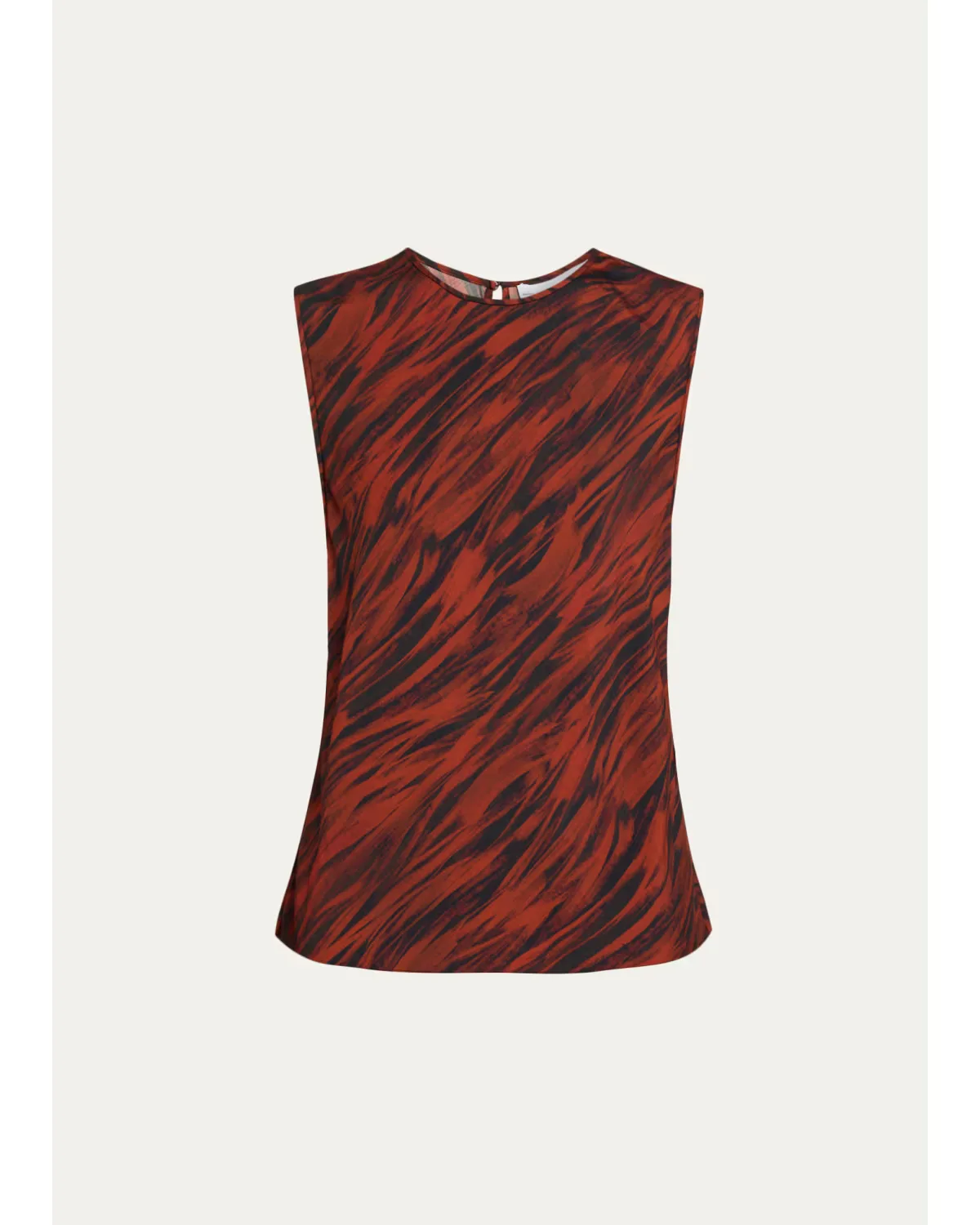 Megan Sleeveless Printed Twill Top by Proenza Schouler