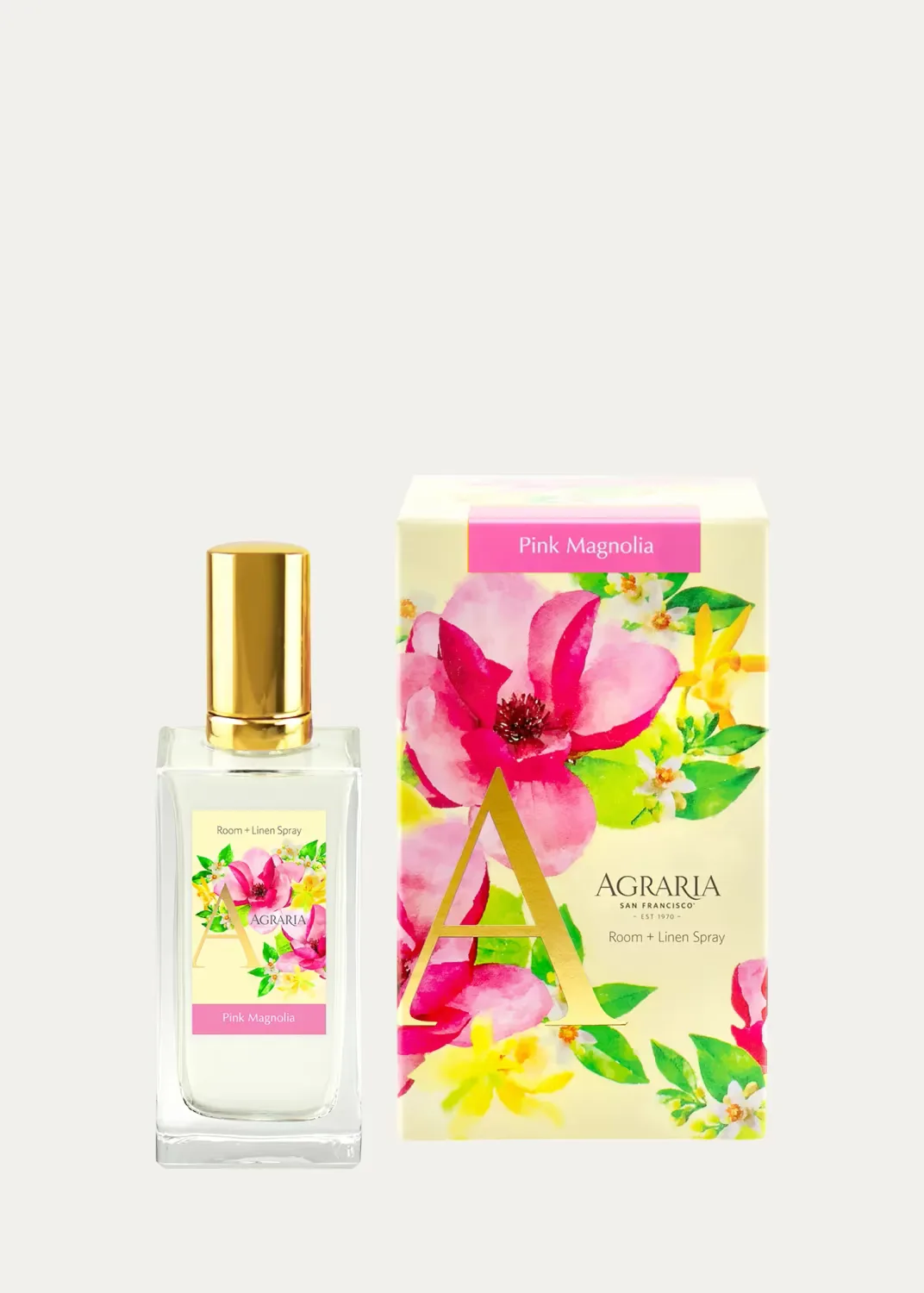 Pink Magnolia Room & Linen Spray, 3.4 oz by Agraria