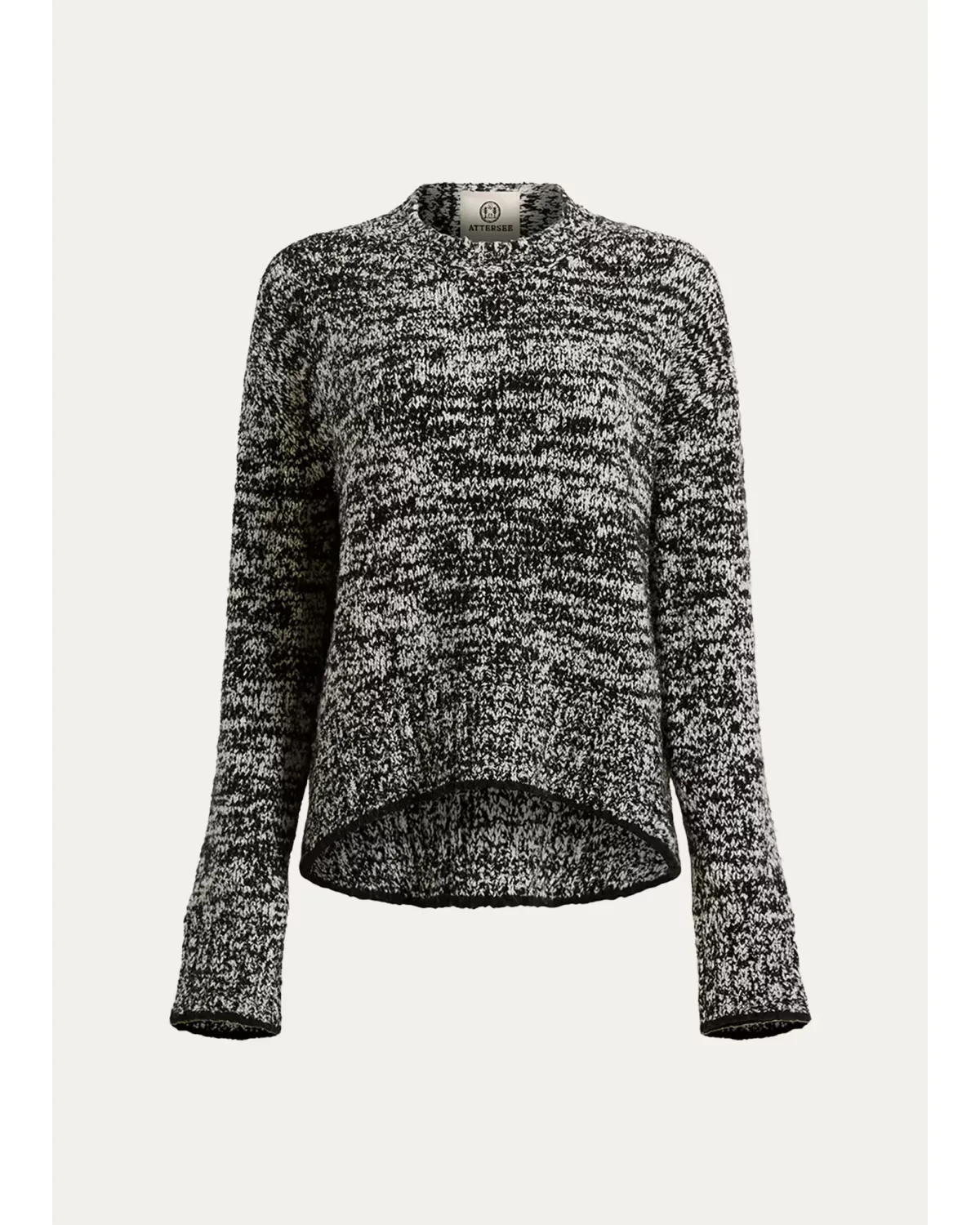 The Frequency Marled Merino Wool Sweater by Attersee