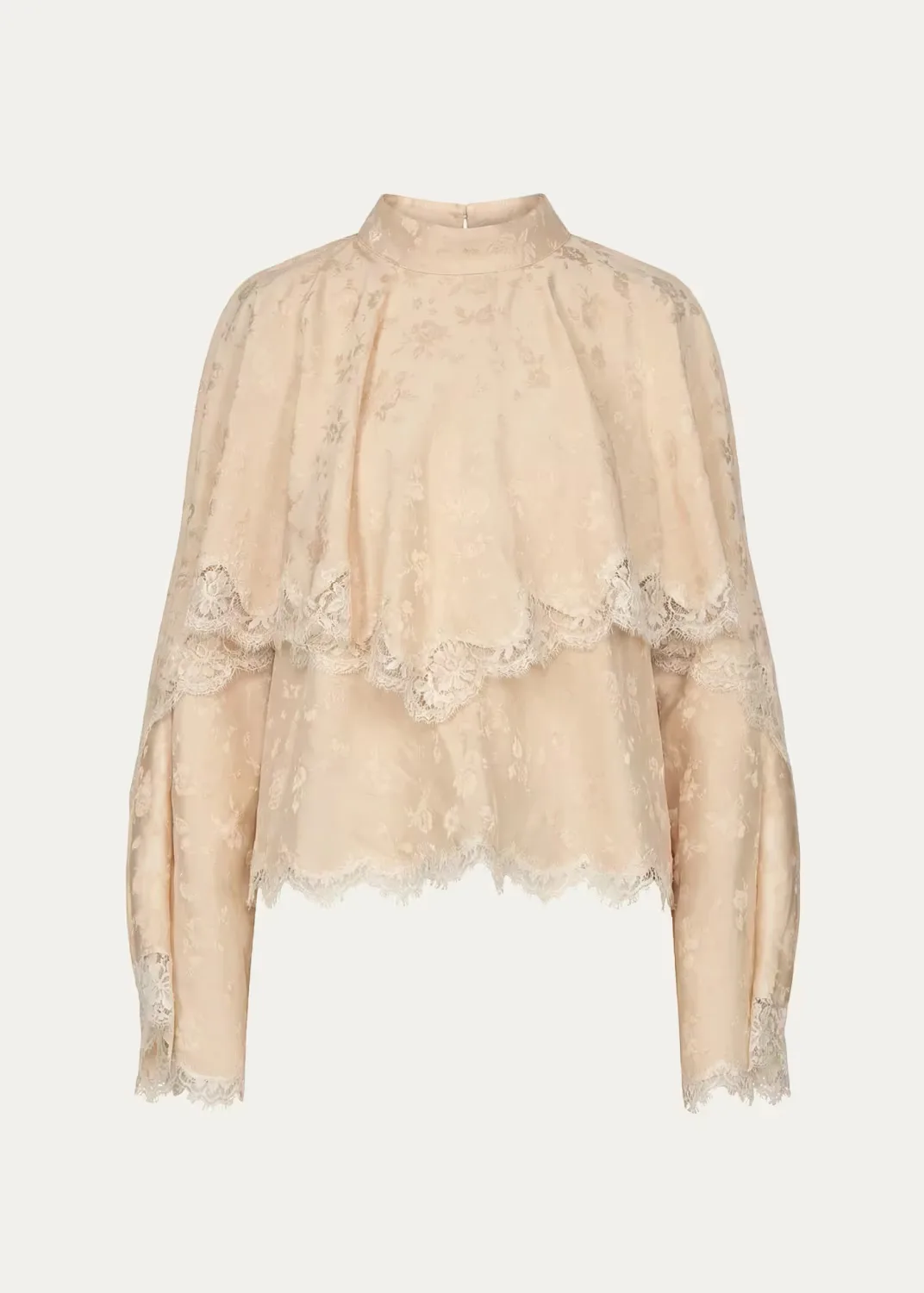 Shay Long-Sleeve Lace Blouse