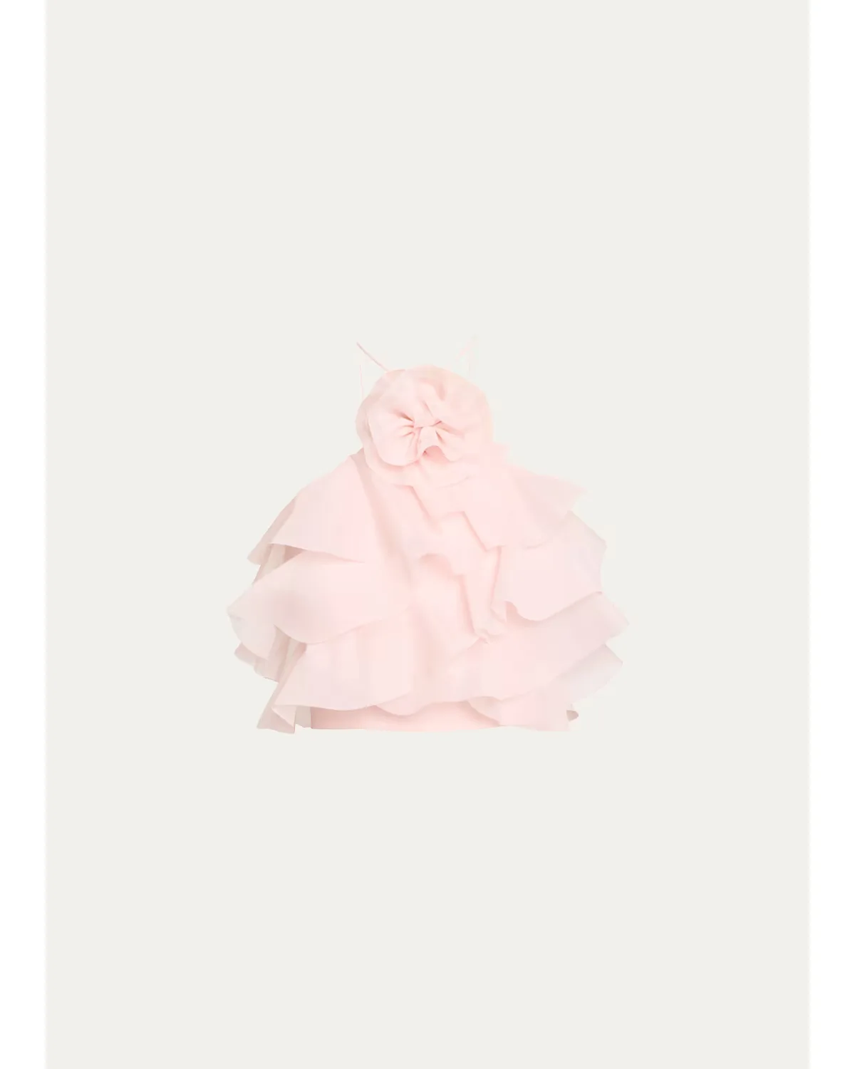 Villa Tiered Ruffle Halter Top by Aje