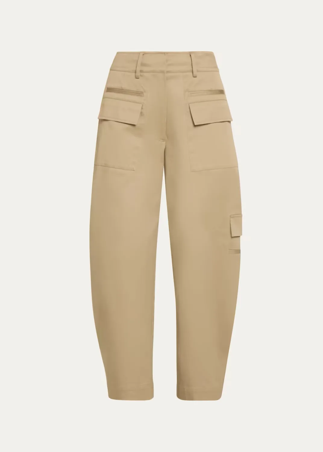Talla Barrel-Leg Cotton Cargo Pants